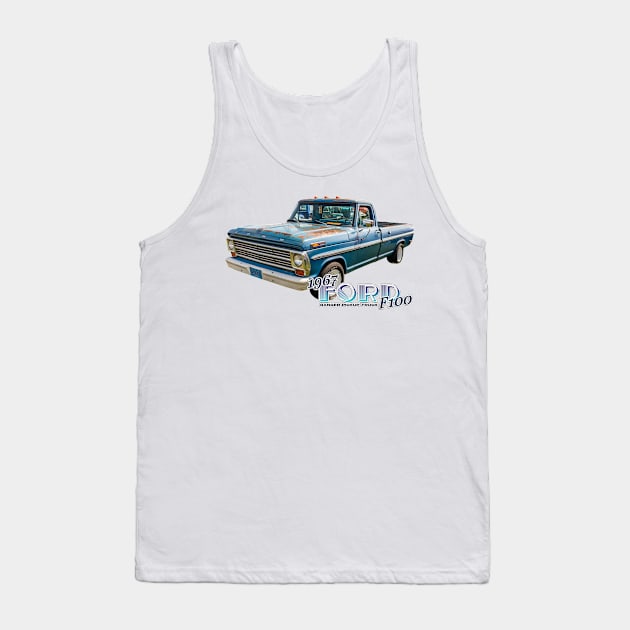 1967 Ford F100 Ranger Pickup Truck Tank Top by Gestalt Imagery